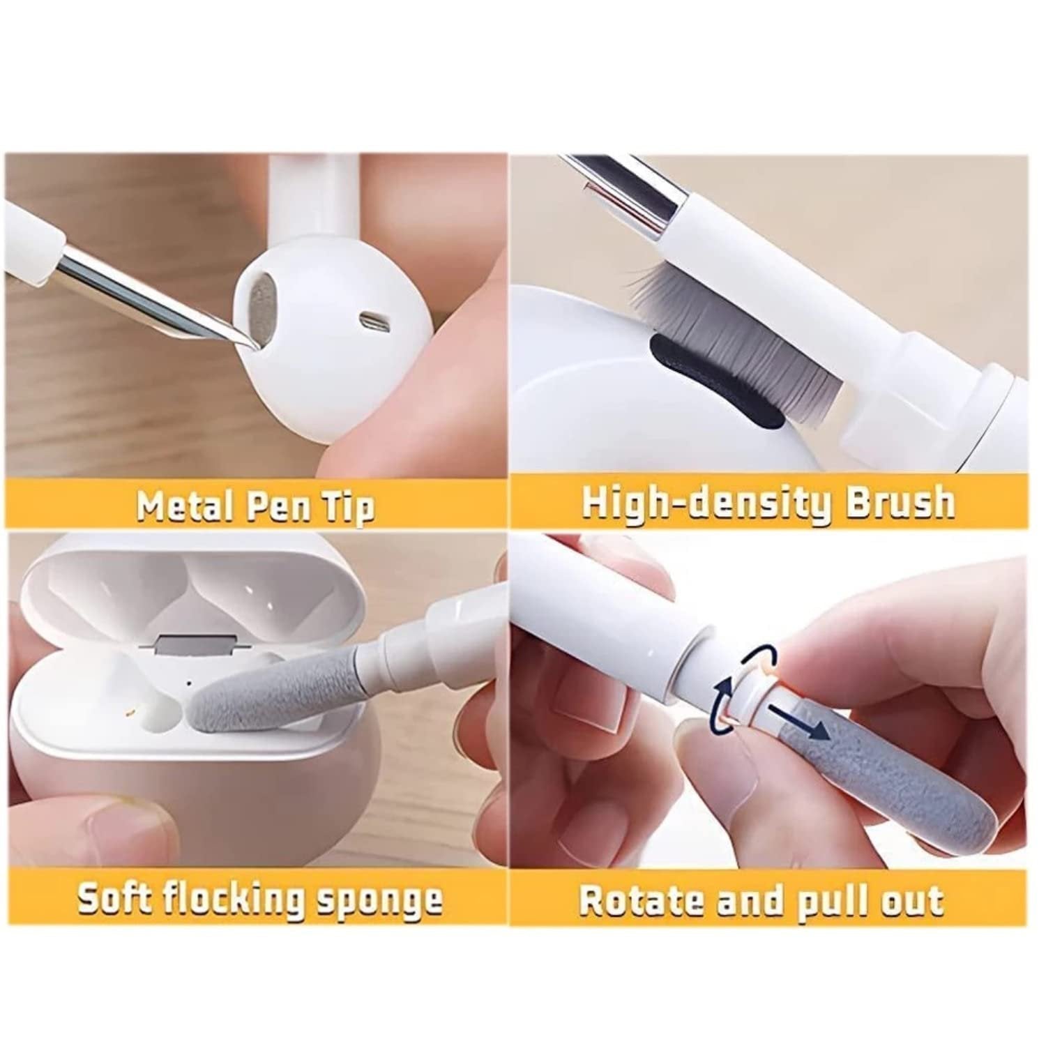 5 in 1 Keyboard Cleaning Brush – Multi-Function Dust Remover for Laptops, Keyboards, and Electronics, Anti-static, Durable, and Easy to Use