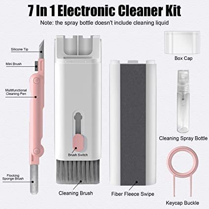 7 in 1 Keyboard Cleaning Brush – Multi-Function Dust Remover for Laptops, Keyboards, and Electronics, Anti-Static, Durable, and Easy to Use