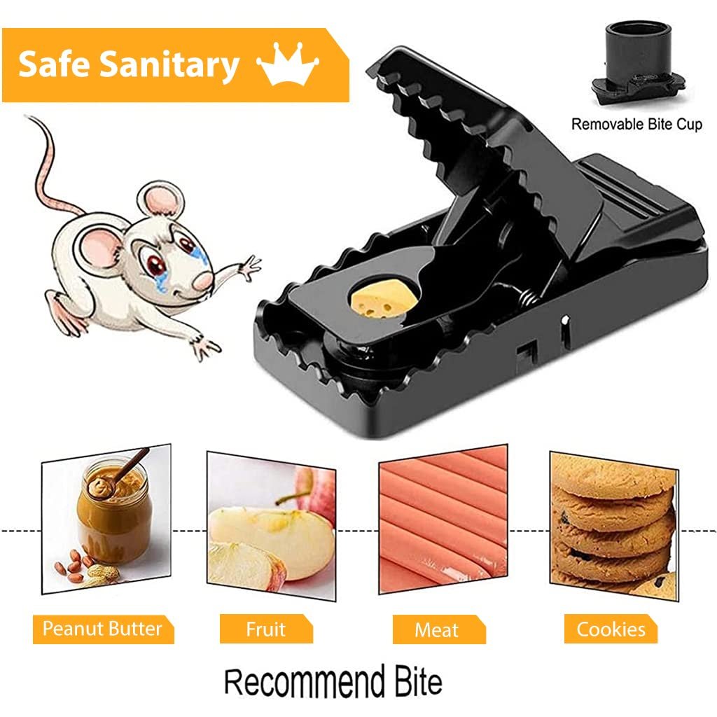 Rat Trap, Heavy-Duty Humane Rodent Catcher, Quick & Safe, Reusable Mouse & Rat Trap for Home, Office, Garden – Easy to Use, No Poison, No Mess