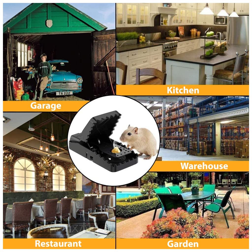 Rat Trap, Heavy-Duty Humane Rodent Catcher, Quick & Safe, Reusable Mouse & Rat Trap for Home, Office, Garden – Easy to Use, No Poison, No Mess