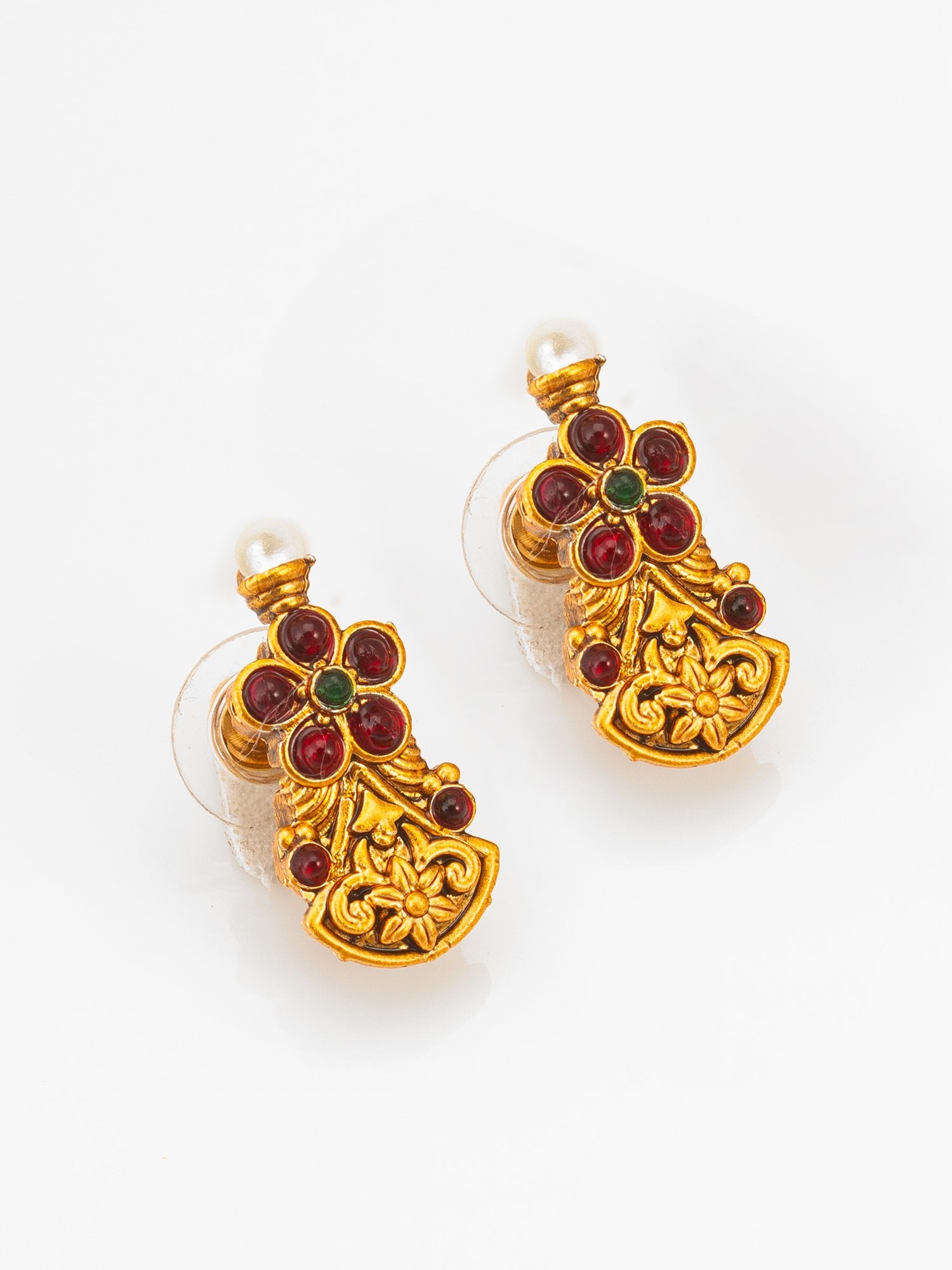 Refined Gold Necklace Set with Earrings – Shine with Timeless Beauty