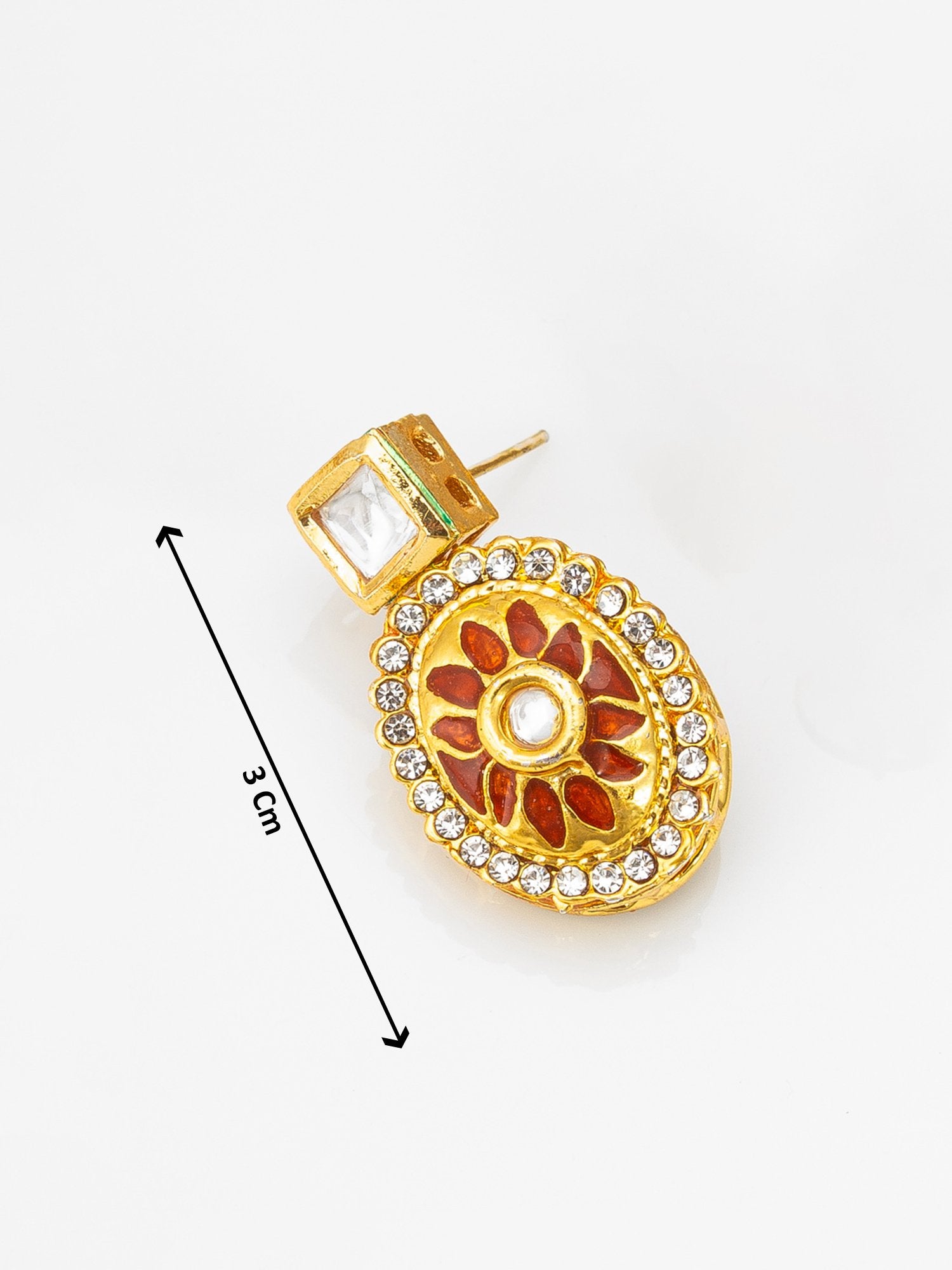 Regal Gold Necklace and Earrings Set – Perfect for Grand Occasions