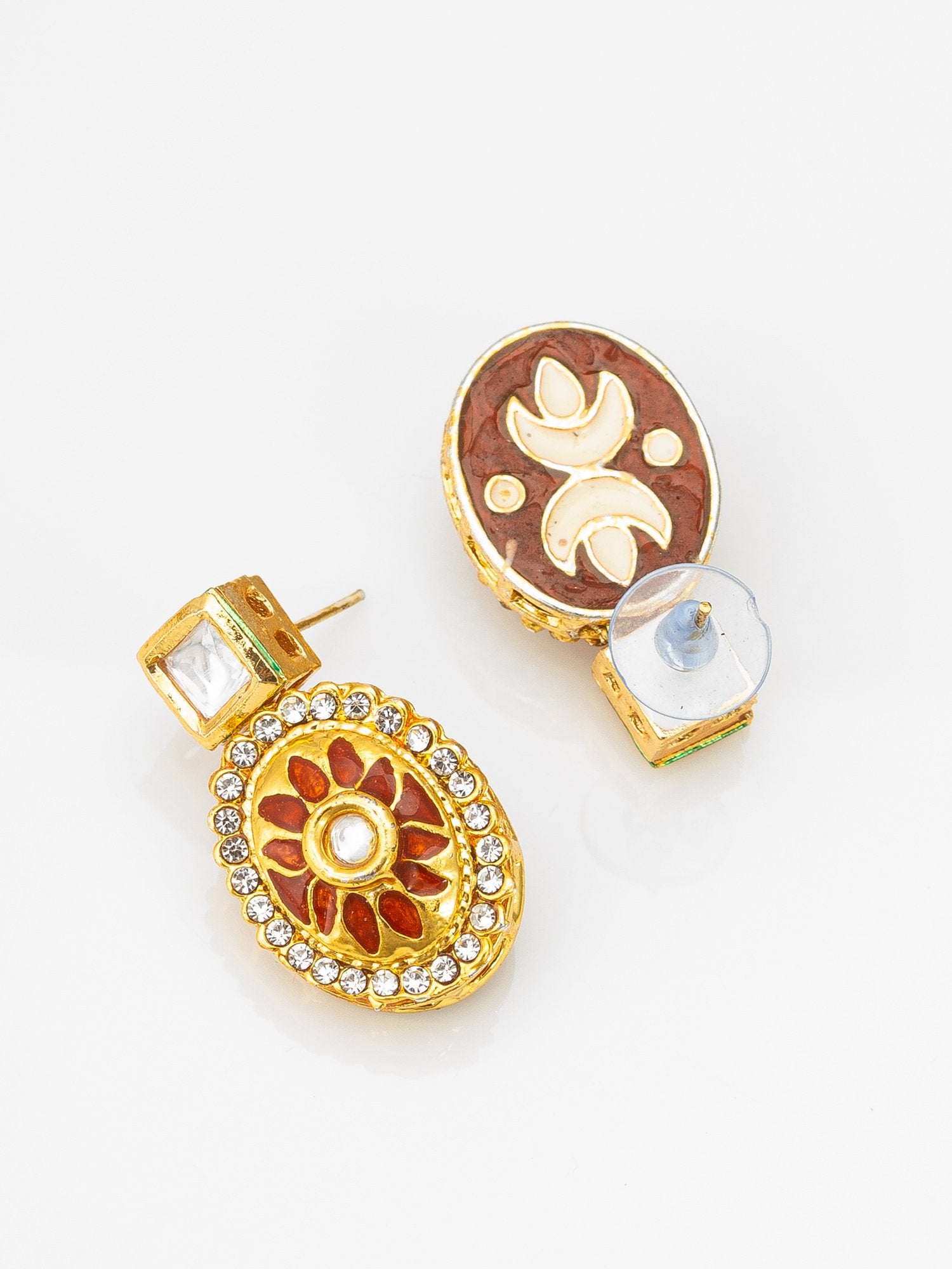 Regal Gold Necklace and Earrings Set – Perfect for Grand Occasions