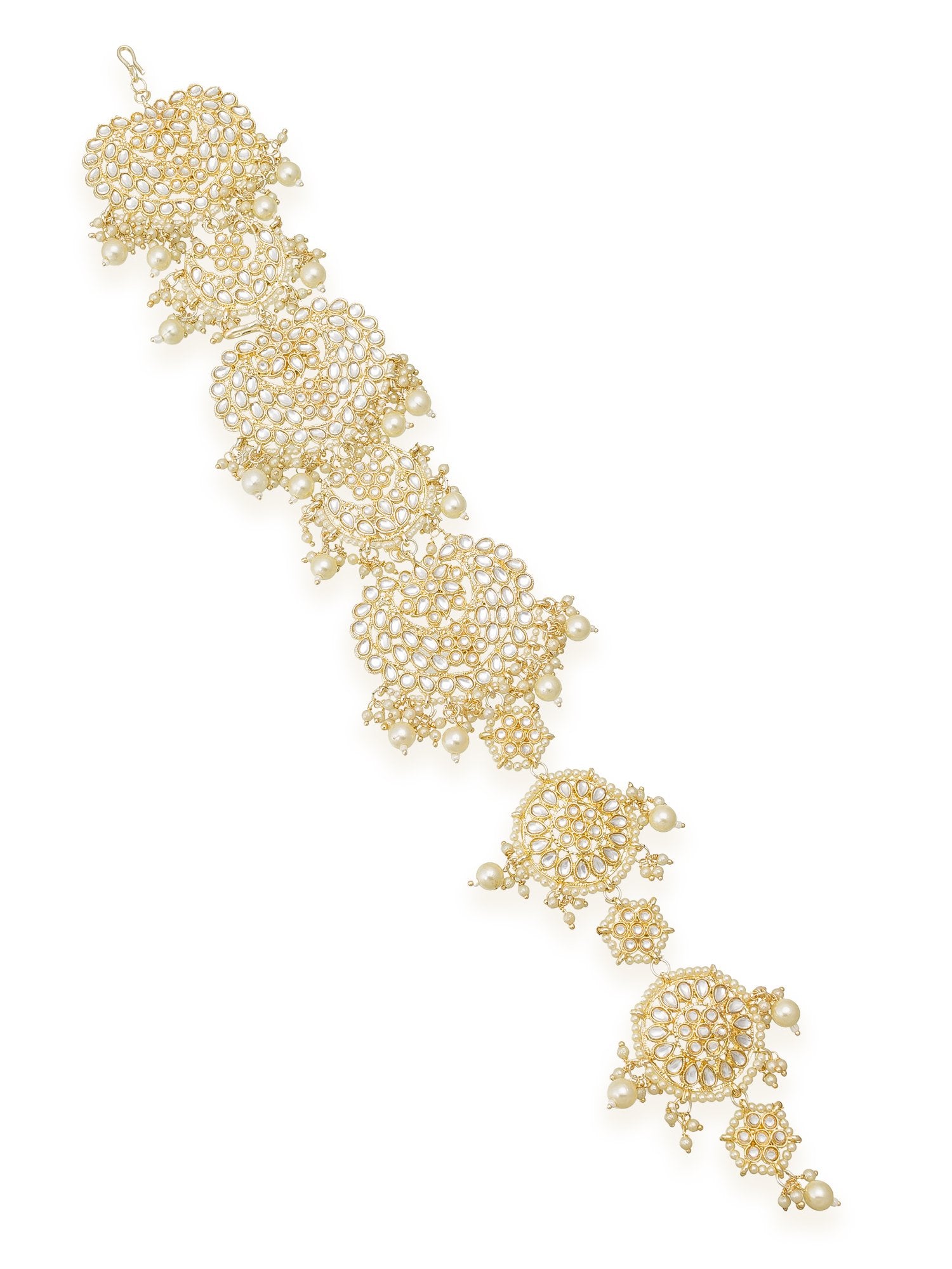 Vibrant Green Kundan Jhumka Earrings – A Symbol of Grace and Beauty