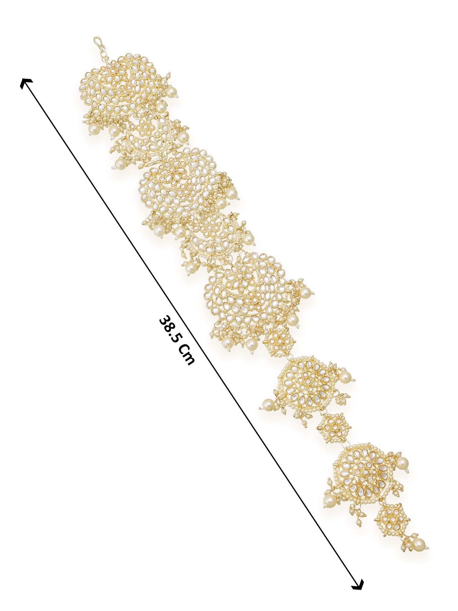 Vibrant Green Kundan Jhumka Earrings – A Symbol of Grace and Beauty