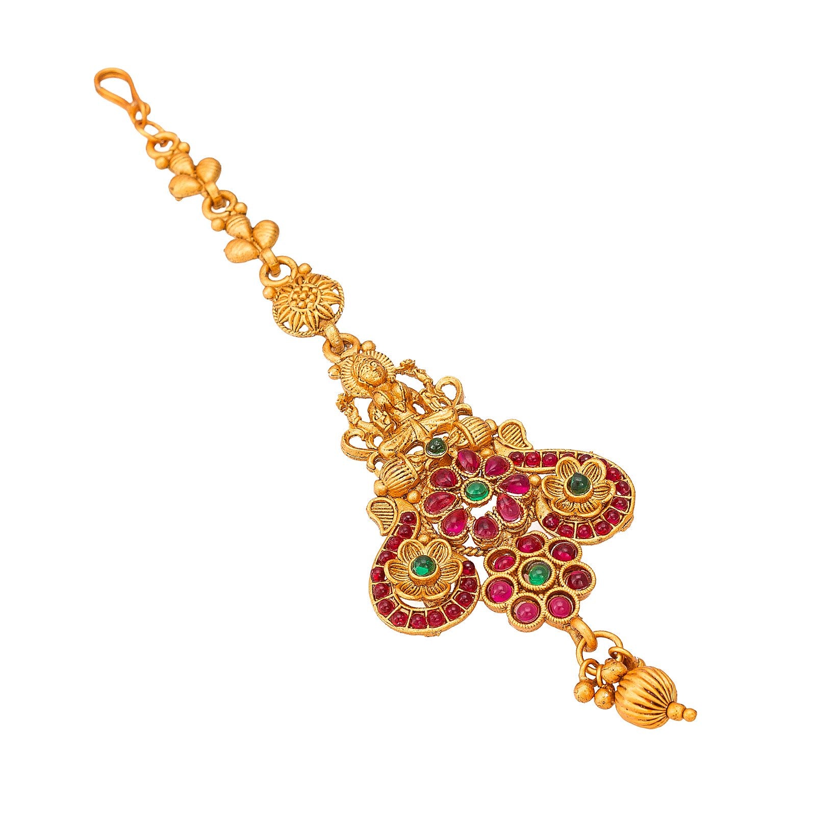 Classic Pearl Drop Mangtikka – Timeless Simplicity