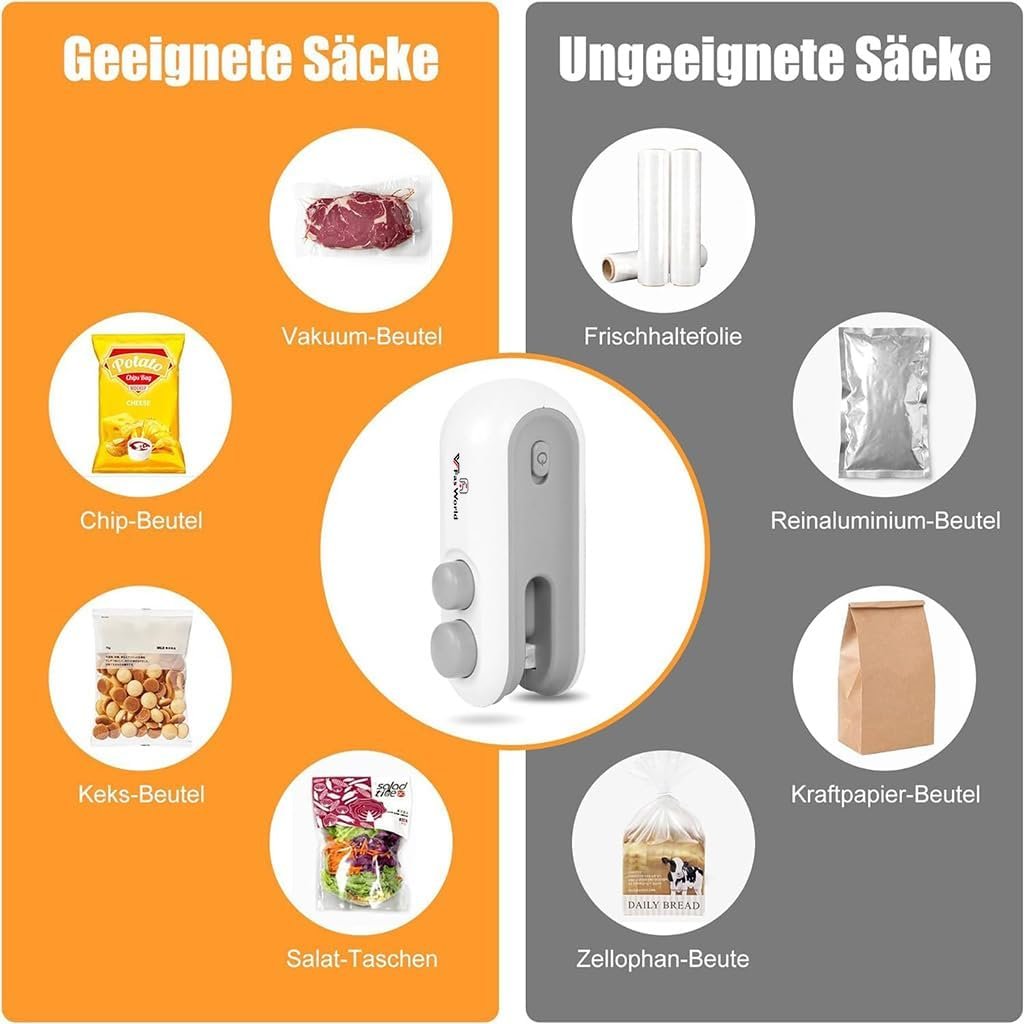 Portable Sealing Machine – Compact Food Sealer for Snacks, Bags & More