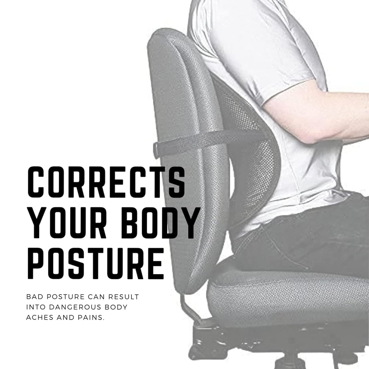 Lumbar Back Support Belt for Lower Back Pain Relief – Adjustable Brace for Men & Women, Breathable & Comfortable with Dual Straps for Extra Support – Ideal for Work, Posture, and Injury Recovery