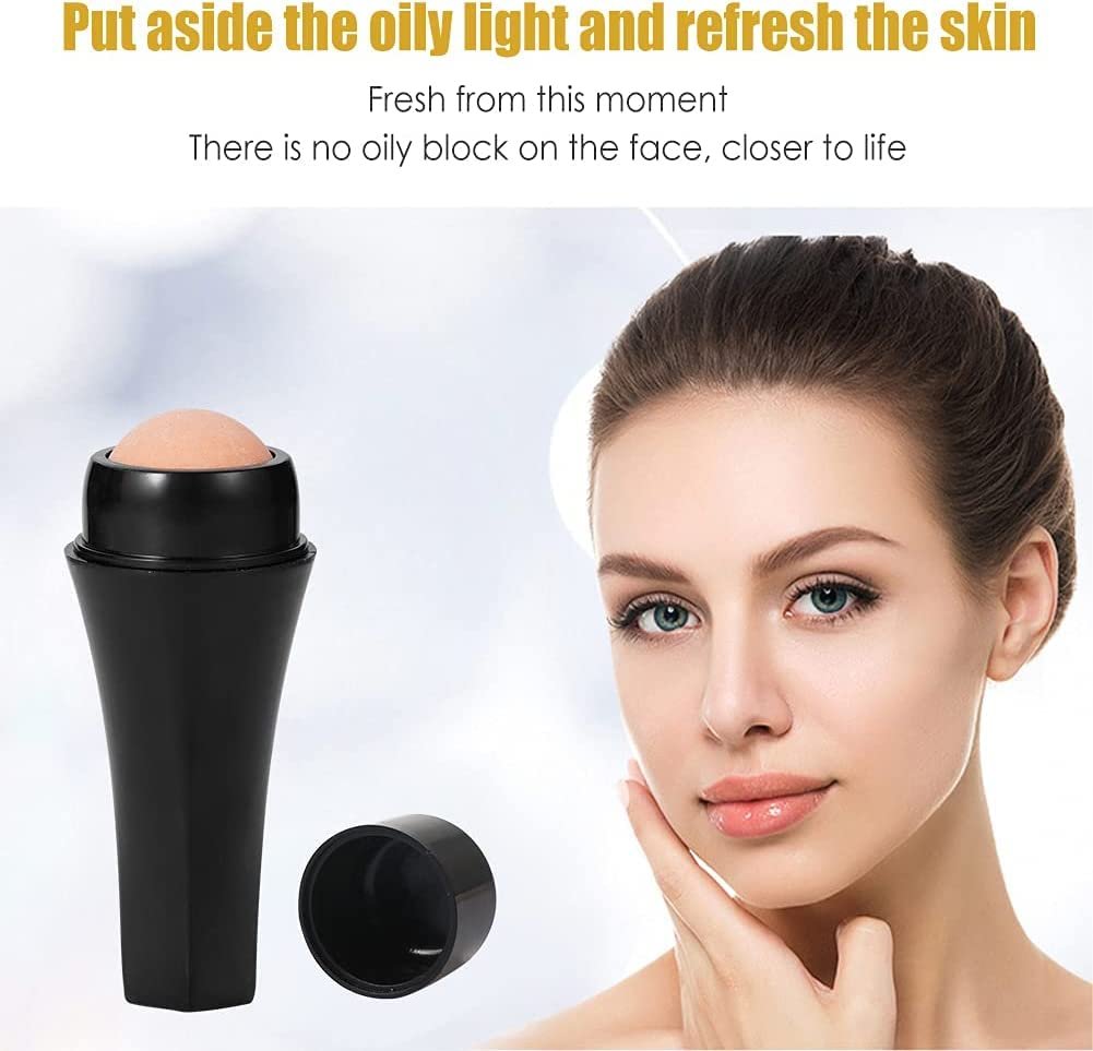 Face Oil Absorbing Volcanic Face Roller – Matte and Fresh Skin All Day