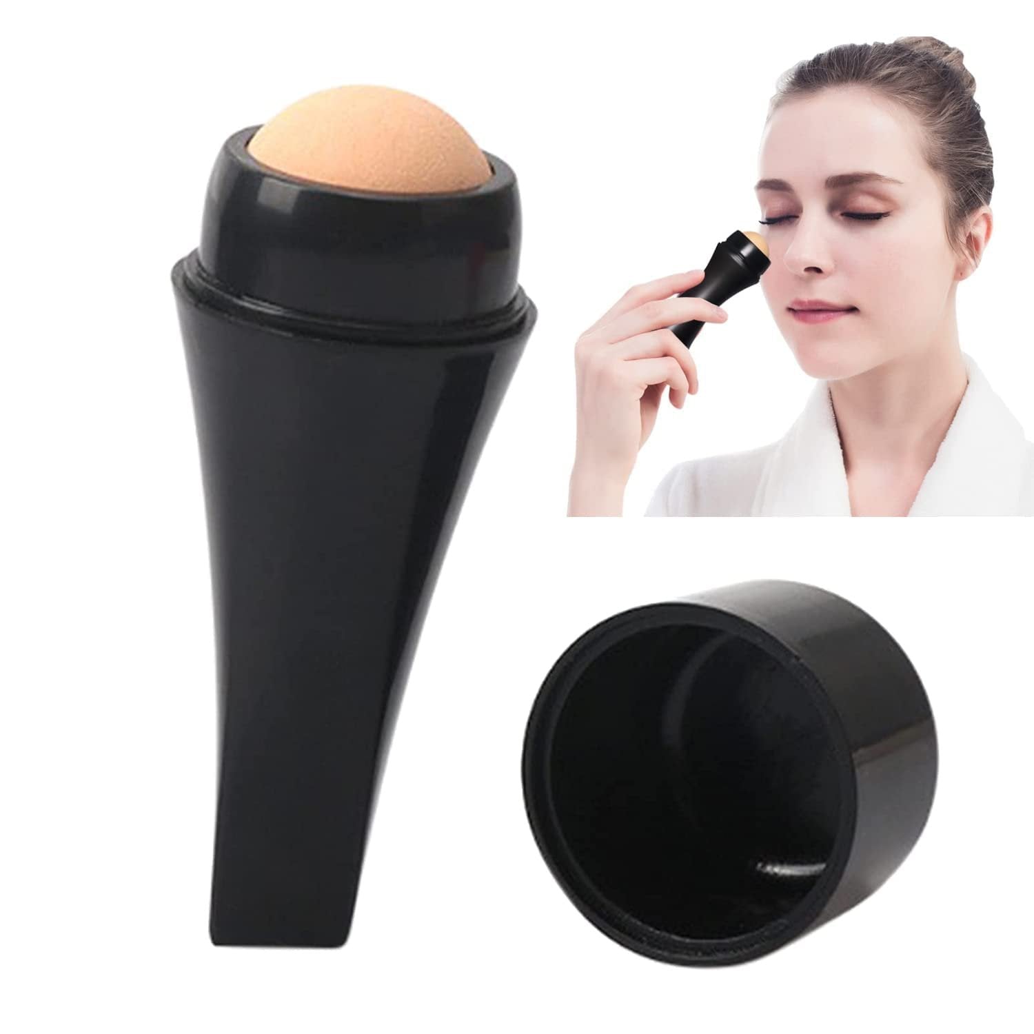 Face Oil Absorbing Volcanic Face Roller – Matte and Fresh Skin All Day