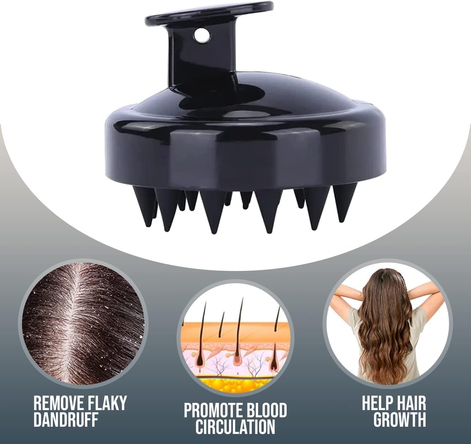 Shampoo Brush Head Massager – Scalp Care Made Simple