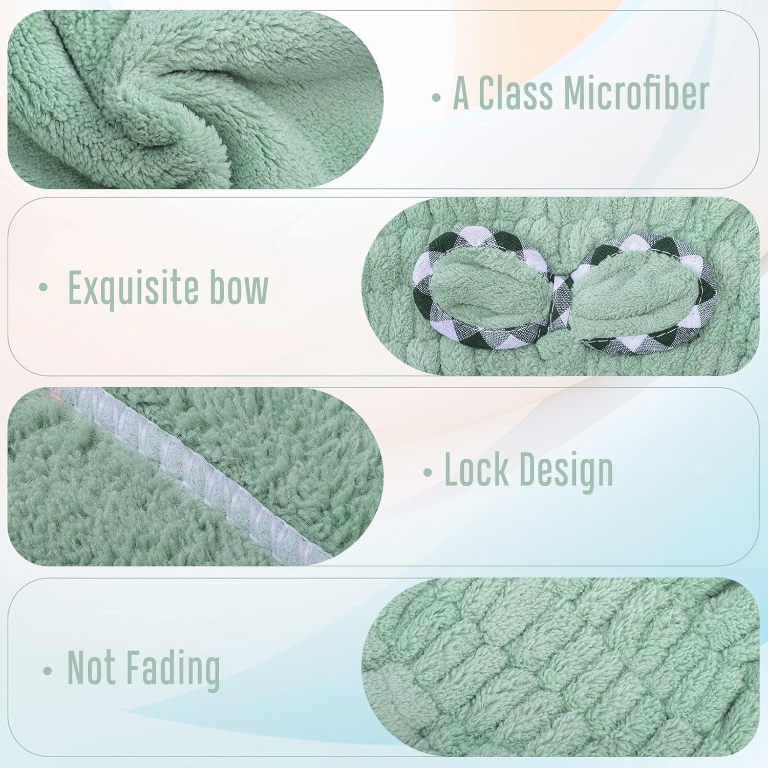 Hair Drying Bow Towel – Quick Drying with Style