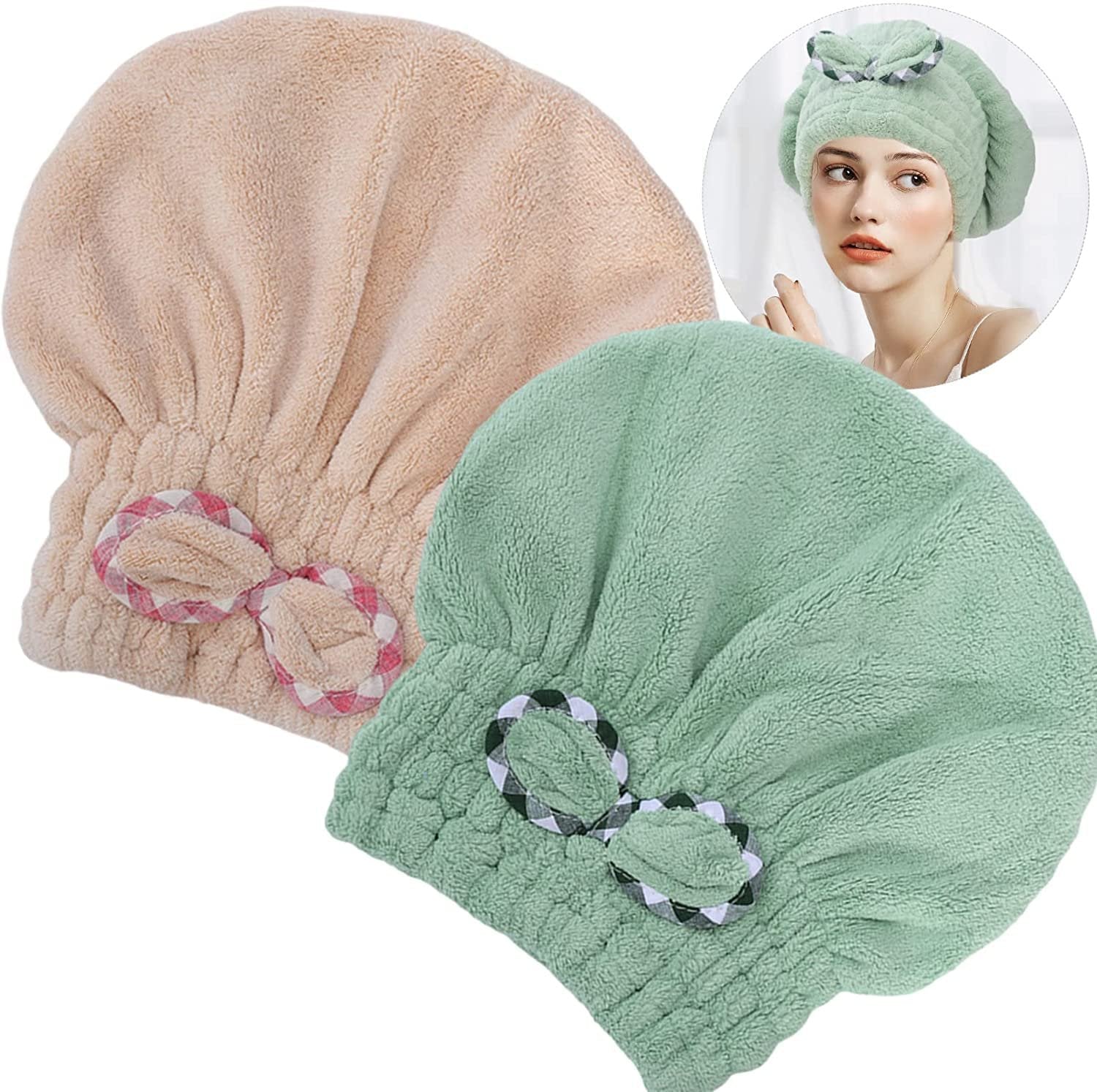 Hair Drying Bow Towel – Quick Drying with Style