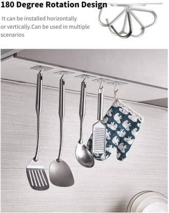 Sticker ABS Plastic + Steel Hook Hanger – Sleek and Durable