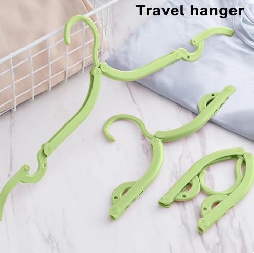 Portable Folding Clothes Hangers (Set of 1) – Convenient Travel Accessory