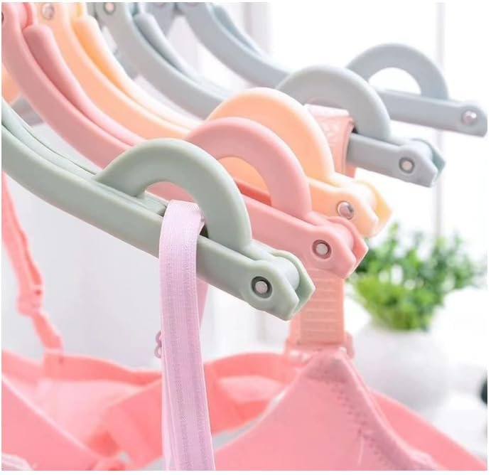 Portable Folding Clothes Hangers (Set of 1) – Convenient Travel Accessory