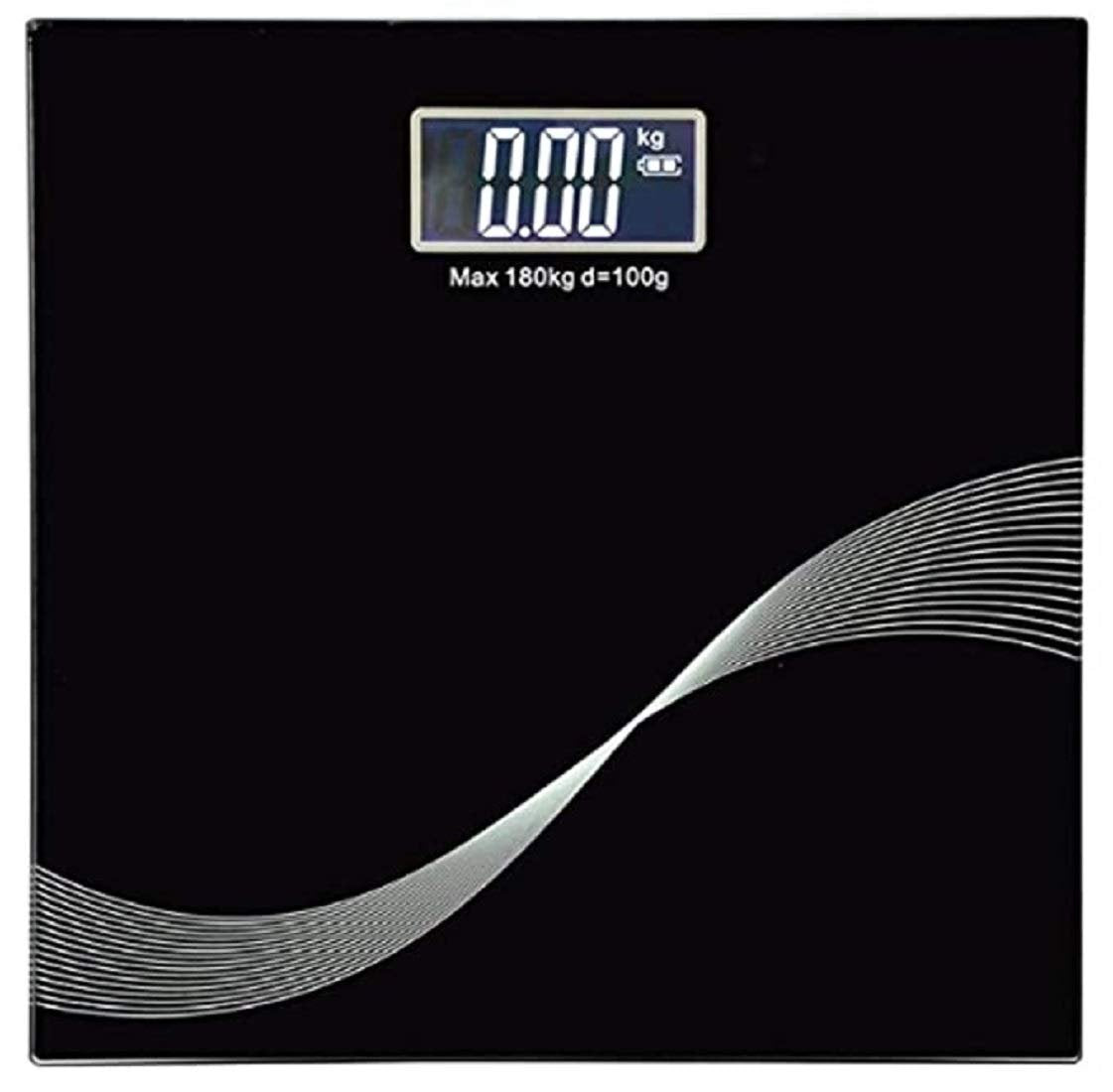 Black Bathroom Digital Scale – Precise & Modern