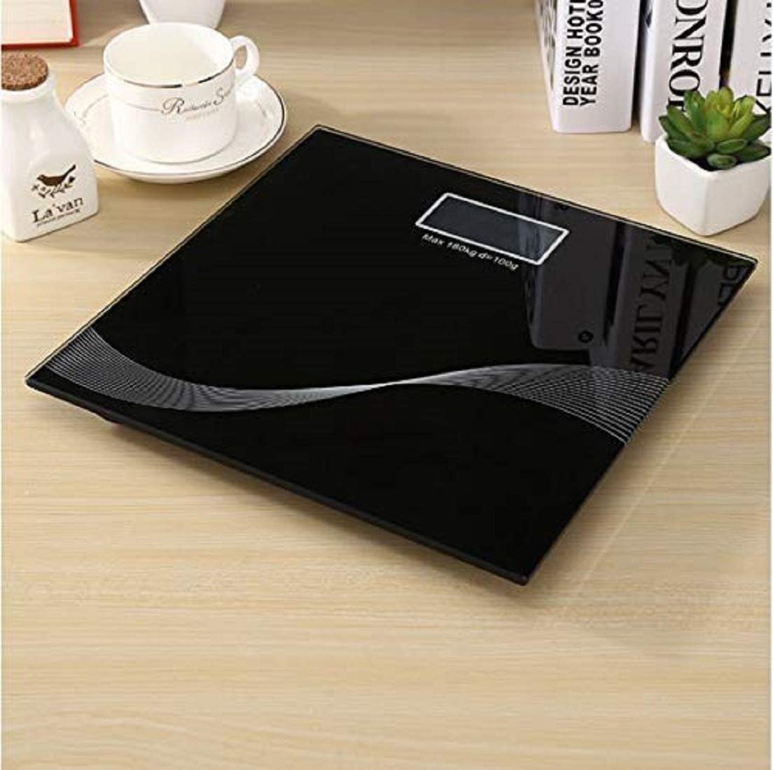 Black Bathroom Digital Scale – Precise & Modern