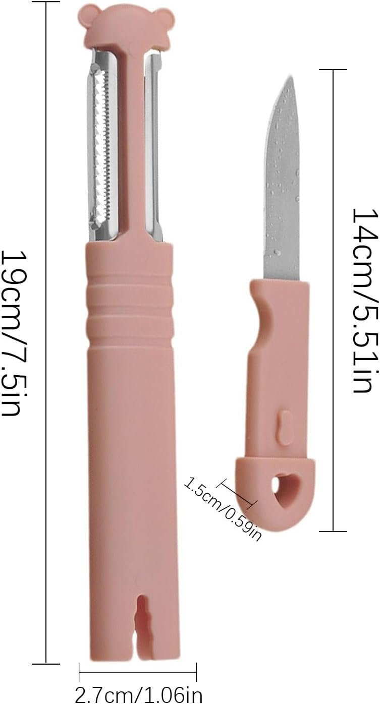 2 In 1 Kitchen Stainless Peeler – Dual-Function Convenience