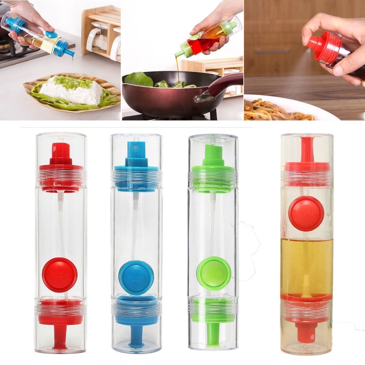 2 In 1 Oil Bottle – Dual-Function Convenience