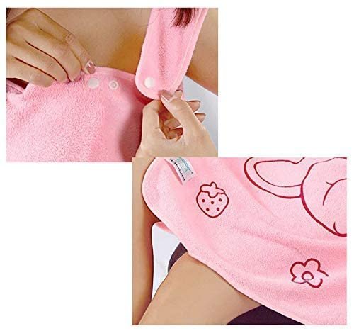 WOMEN'S WEARABLE BATH TOWEL LADY