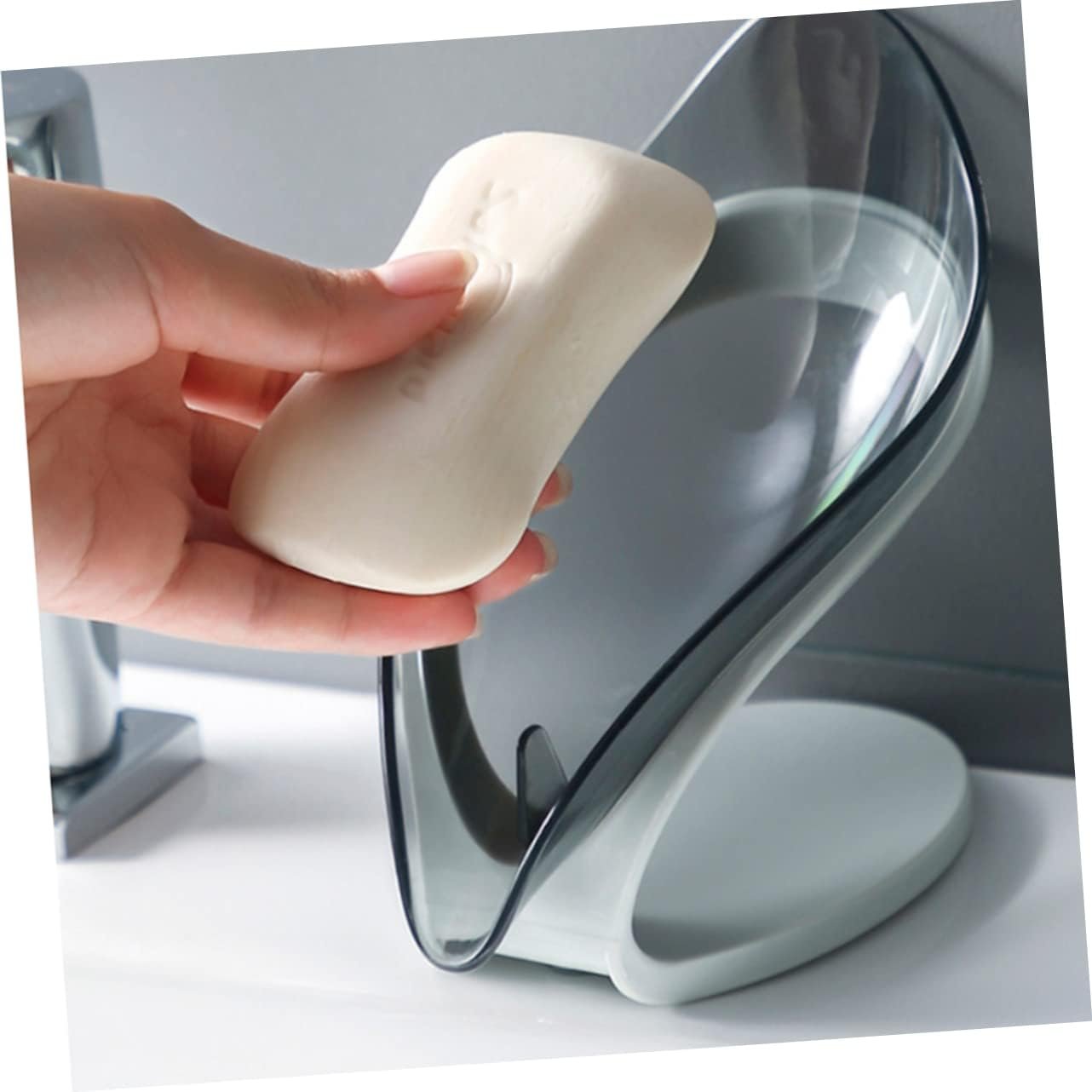 NEW LEAF DRAINAGE SOAP STAND HOLDER