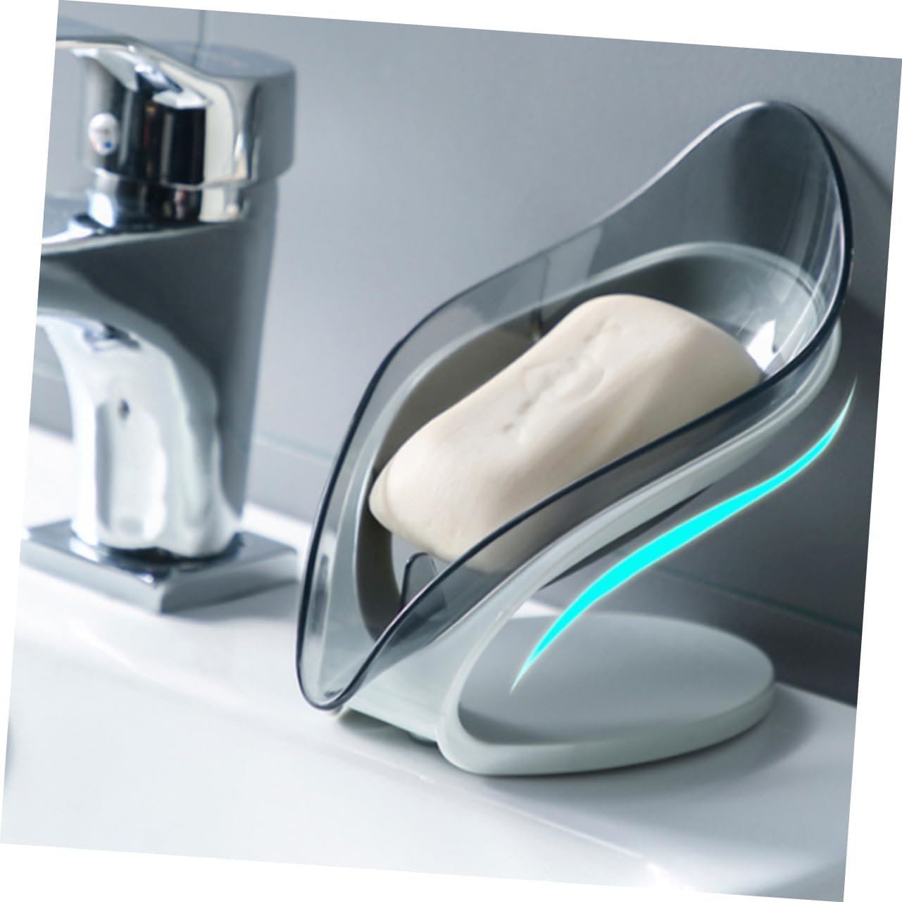 NEW LEAF DRAINAGE SOAP STAND HOLDER