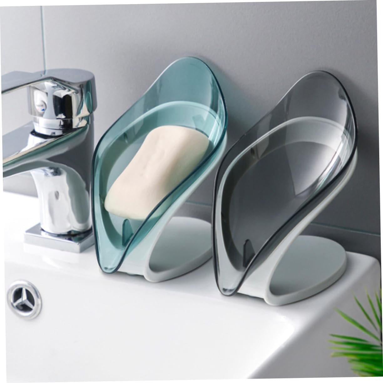 NEW LEAF DRAINAGE SOAP STAND HOLDER