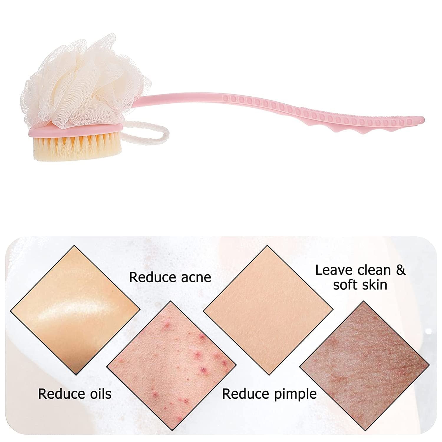 Bath Brush With Handle