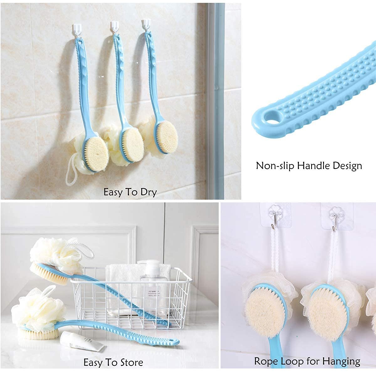 Bath Brush With Handle