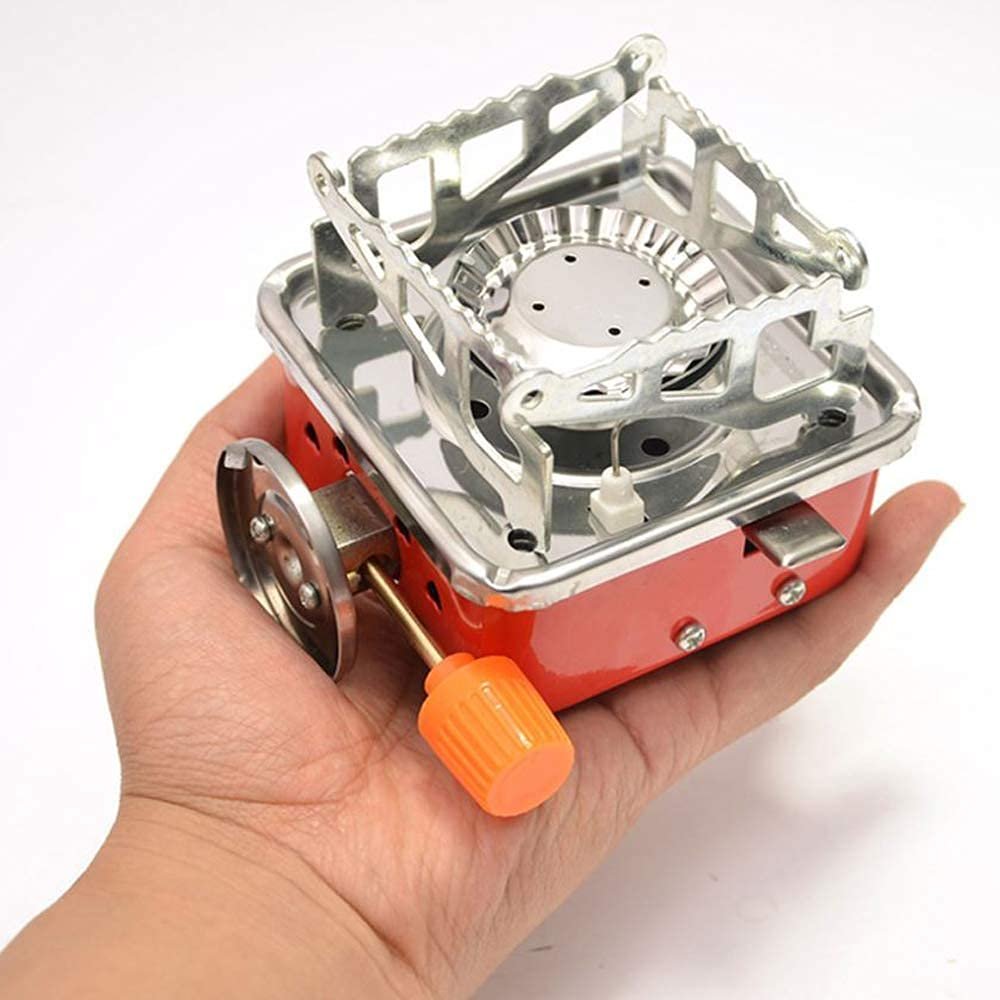 Portable Card Type Picnic Cooking Gas Stove – Compact, Lightweight, Windproof Burner for Outdoor Camping
