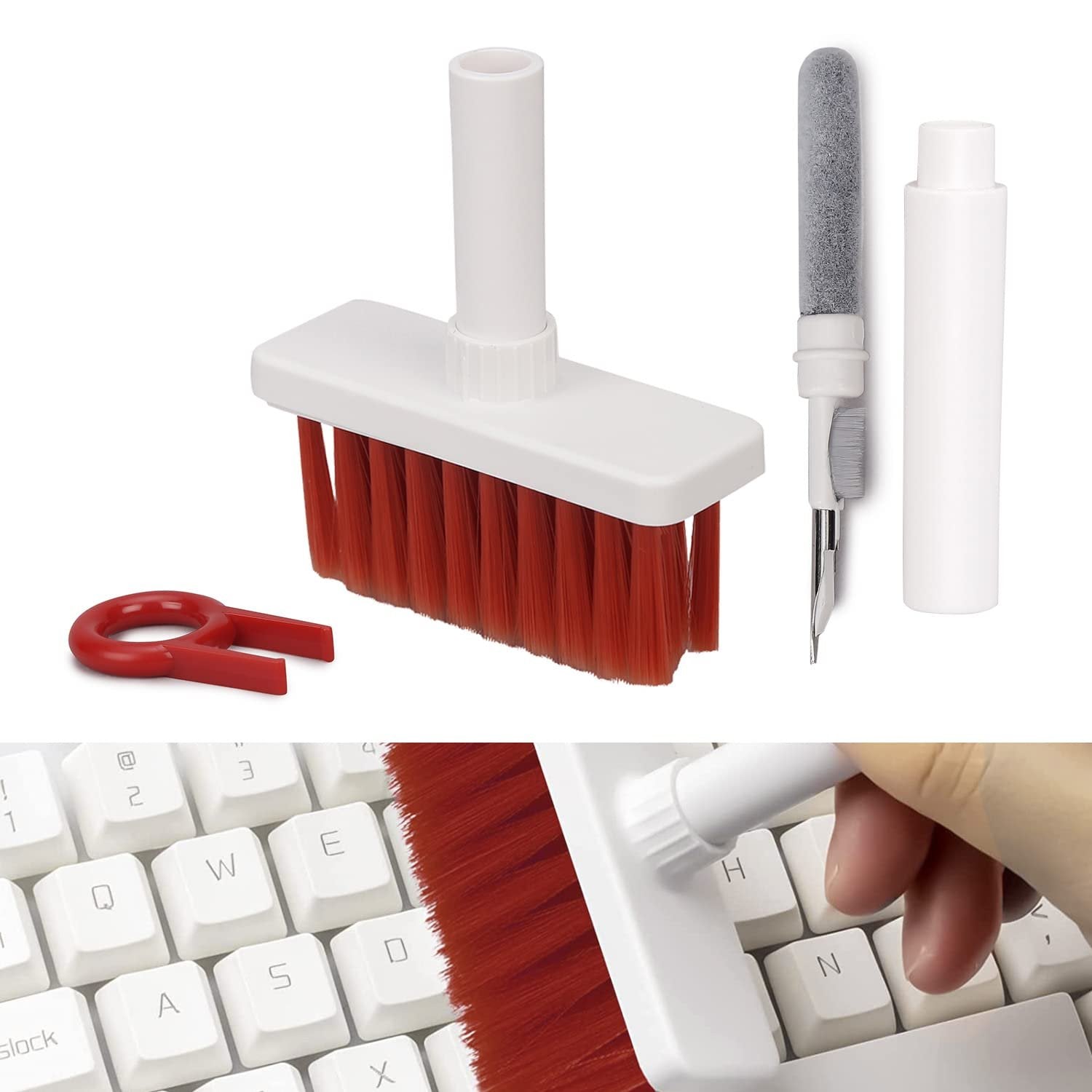 5 in 1 Keyboard Bluetooth Earbuds Cleaning Brush – All-in-One Tool for Electronics & Gadgets
