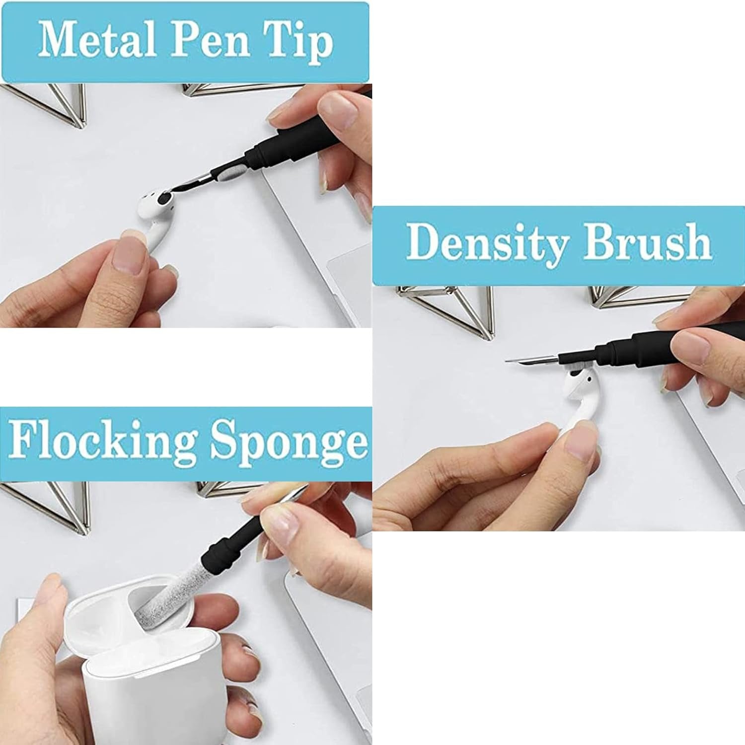 5 in 1 Keyboard Bluetooth Earbuds Cleaning Brush – All-in-One Tool for Electronics & Gadgets