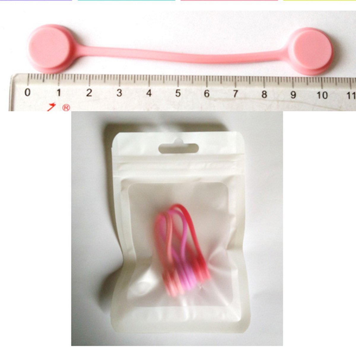 Set of 12 Silicone Magnetic Earphone Cord Winder – Tangle-Free Earphone Organizer