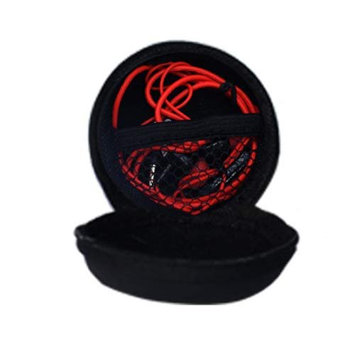 Round Zippered Earphone Cover – Protective Case for Earphones & Earbuds, Compact & Portable