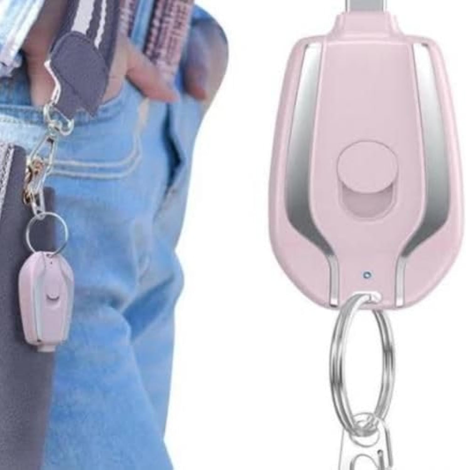 Portable Key Chain Power Bank (Apple Pin) – Compact Charging Solution for iPhone & Apple Devices