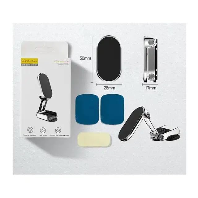 Magnetic Mobile Phone Holder – Easy Mounting for Your Phone, Car, & Home Use