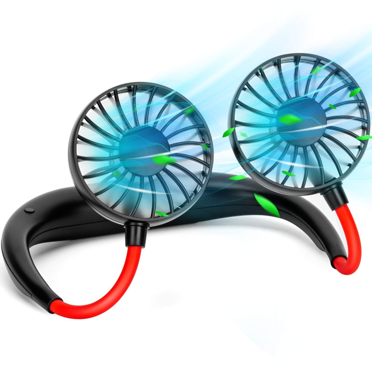 Portable Neck Fan – Hands-Free Personal Cooling Fan for Summer, Travel, and Outdoor Use