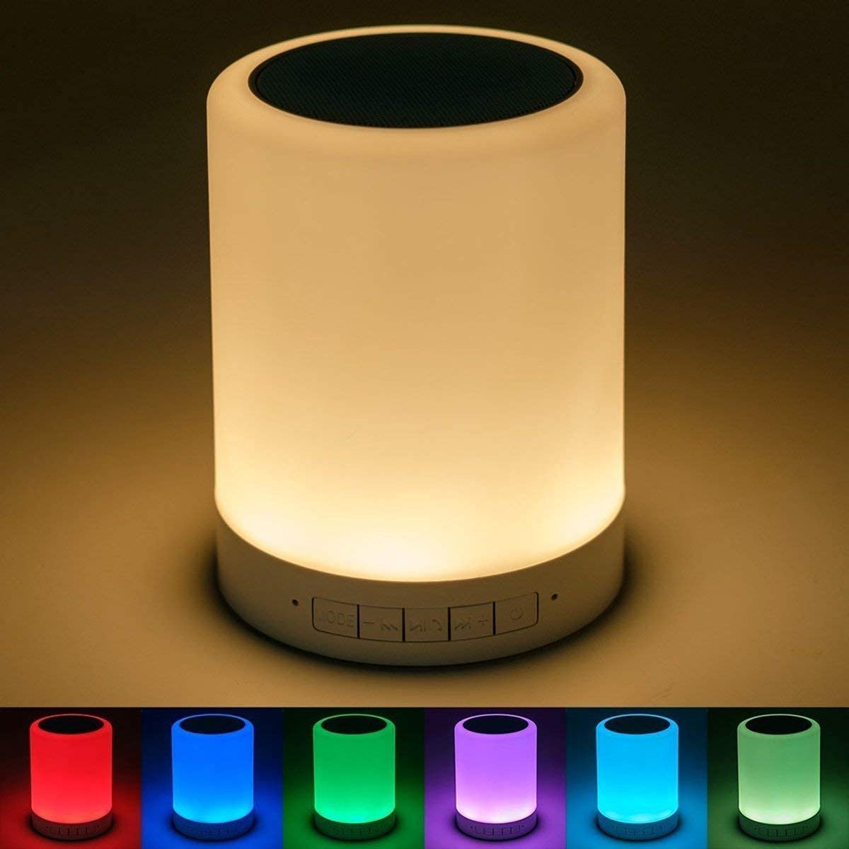 Touch Light Speaker – Portable Bluetooth Speaker with LED Light, Adjustable Light Settings
