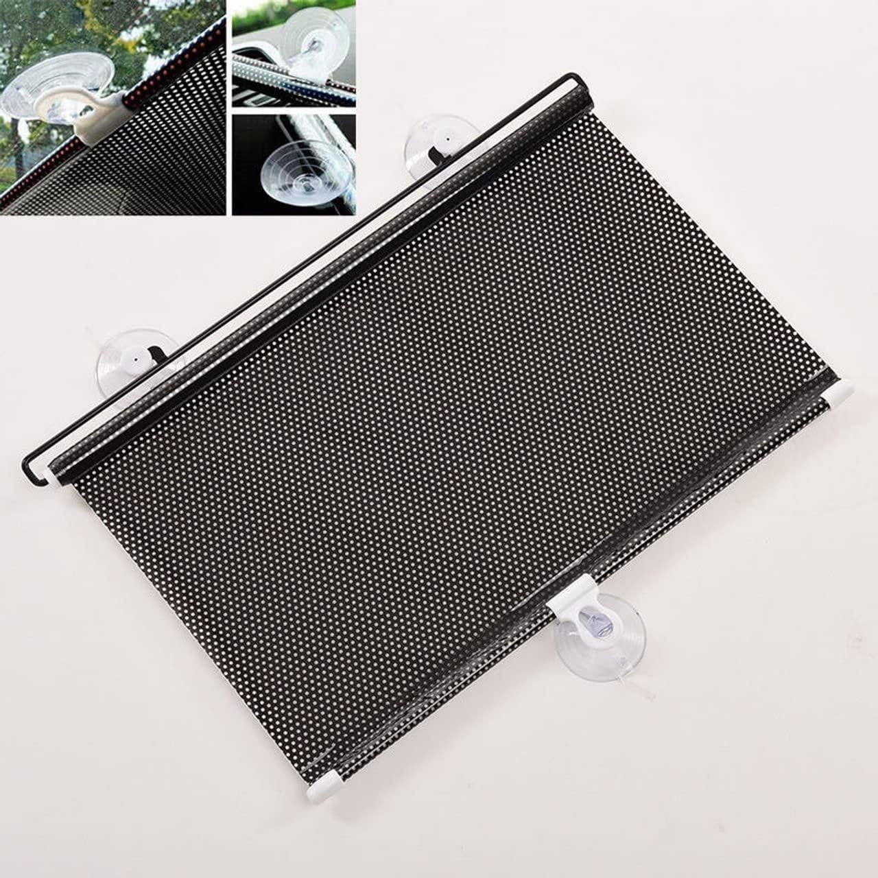 125 x 68 CM Car Sun Shield Window Roller – UV Protection Window Shade for Car