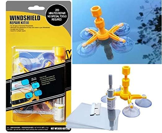 Windscreen Glass Crack Repairing Kit – Car Glass Crack & Chip Fixing Solution