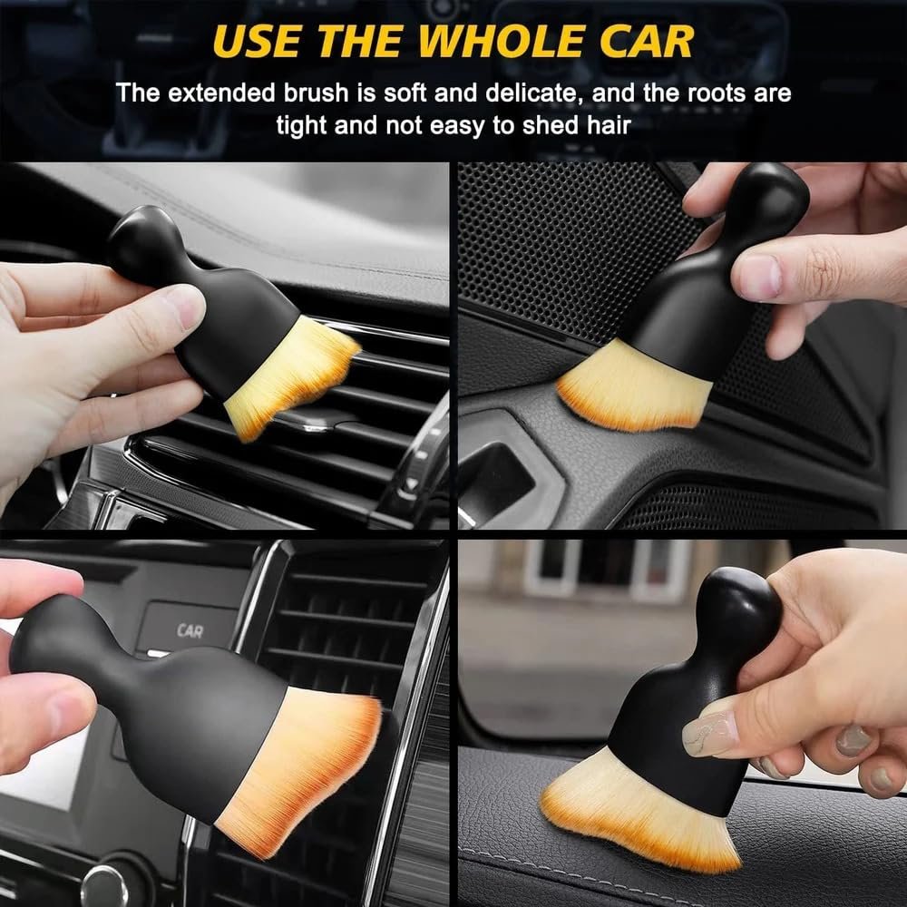 Dust Removal and Cleaning Artifact Brush – Multi-Purpose Cleaning Brush for Car & Home