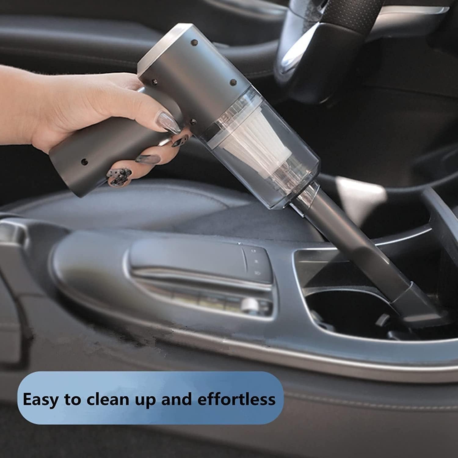 2 In 1 Car Vacuum Cleaner – Portable Handheld Car Cleaner for Home & Car Use