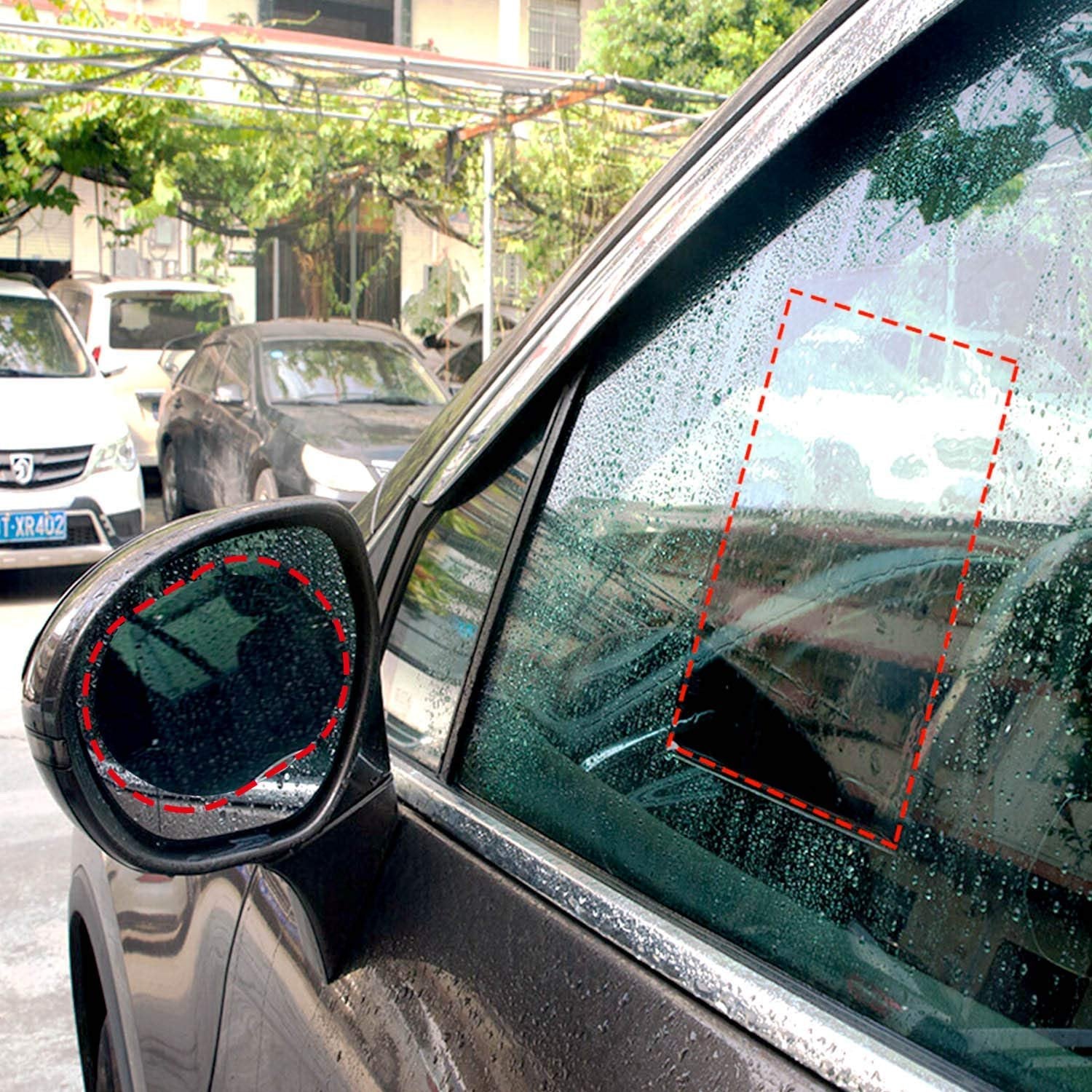 Anti-Fog Film (Oval) – Clear Vision Film for Car Windows & Mirrors