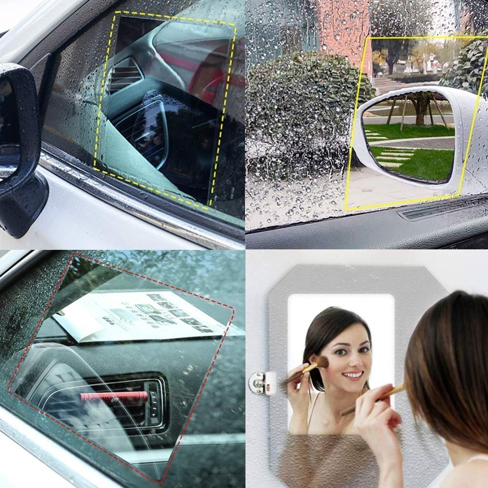 Anti-Fog Film (Oval) – Clear Vision Film for Car Windows & Mirrors