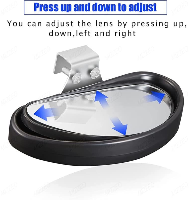 Blind Spot Wide Angle Mirror for Car – Clear View Side Mirrors for Safety