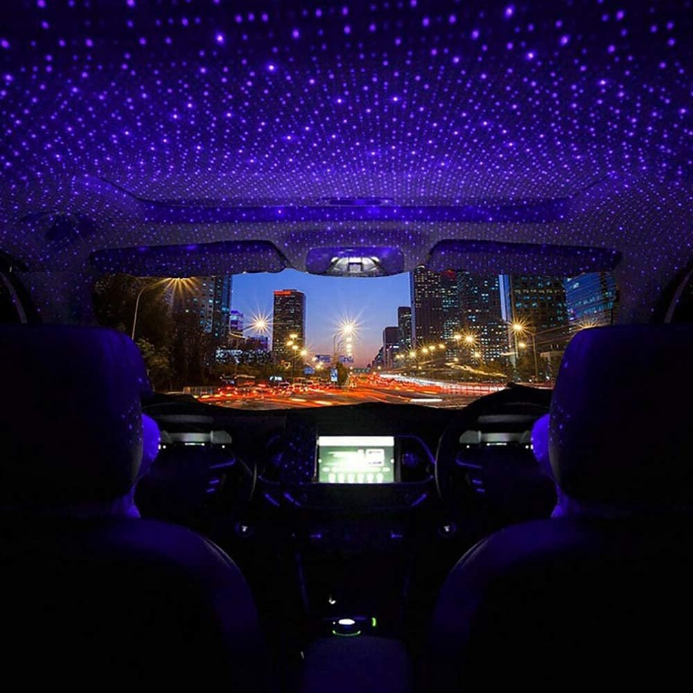 USB LED Car Projector Decorative Light – Multi-Color Light for Car Interior & Exterior