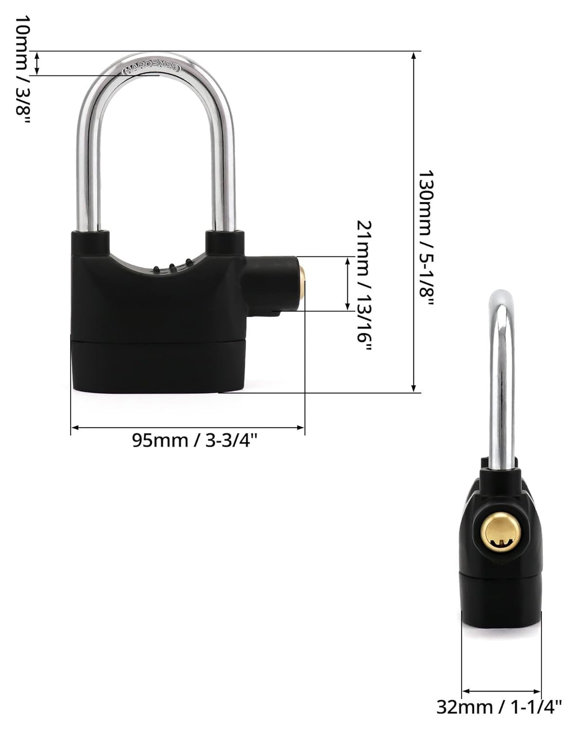 Security Alarm Locks – Smart Lock with Built-In Alarm for Home & Office Security