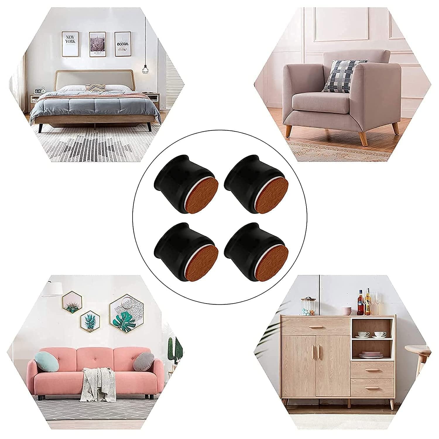 1 Pc Anti Slip Chair Leg Cover – Durable and Protective Furniture Leg Caps for Floors