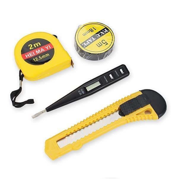 16 PC Household Tool Box – Complete Set of Essential Tools for Home Repairs